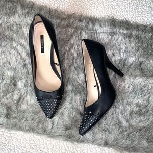Forever 21 | Black Studded Pumps